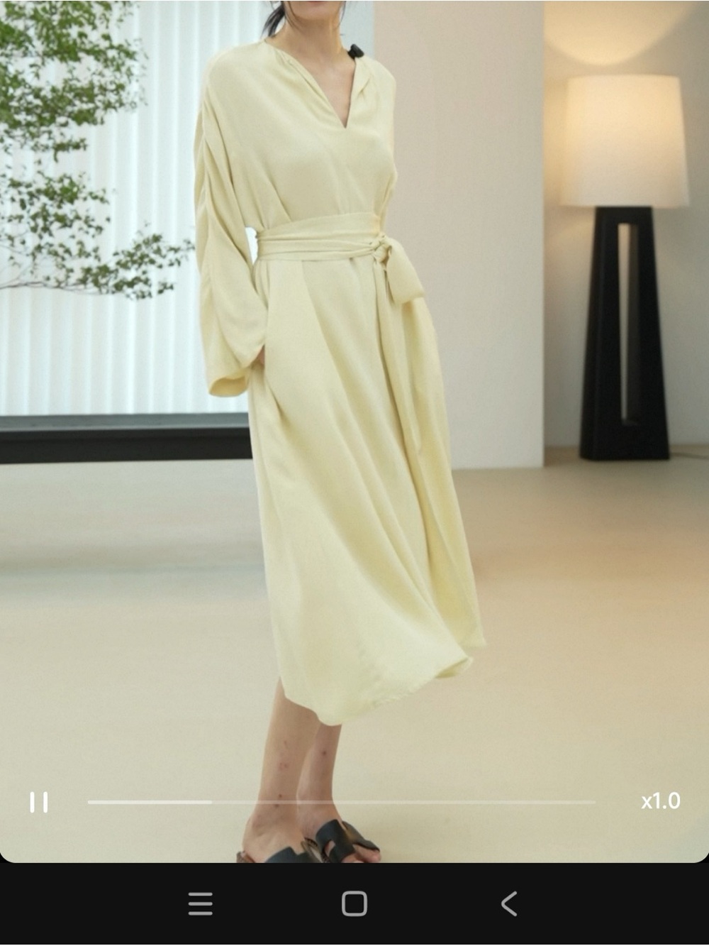 30 momme Silk Belted Dress - Picture 12 of 16